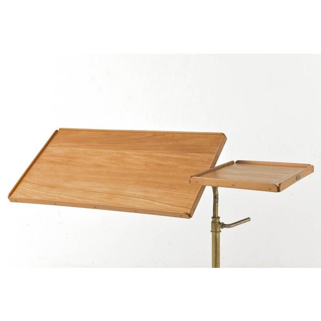Height-Adjustable Side Table from Hausmann A.G., Switzerland, 1920s For Sale - Image 6 of 18