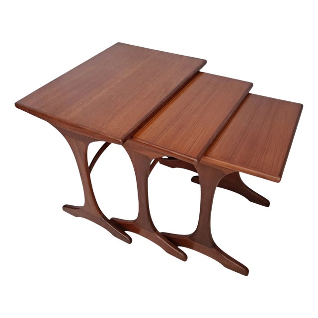 Mid-Century Fresco Nesting of Tables in Teak from G-Plan, 1960s, Set of 3 For Sale