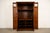 Early 21st Century Stickley Harvey Ellis Collection Mission Arts & Crafts Inlaid Oak and Leaded Glass Armoire or Media Cabinet For Sale - Image 5 of 17