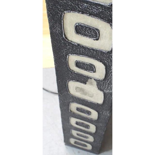 Rare 1970s Set of 3 Modern Floor Lamps | Room Divider For Sale - Image 10 of 12