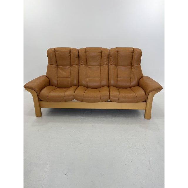 Stressless 3-Seater Sofa from Ekornes, Norway, 1980s For Sale - Image 10 of 17