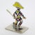 1970s Vintage Italian Handmade Genuine Silver Carnival Harlequin Enamel Figurine For Sale - Image 5 of 9