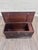 Antique Indian Rajasthani Geometric Carved Solid Hardwood Bridal Dowry Chest For Sale - Image 4 of 12