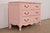 Bodart Furniture Bodart French Provincial Louis XV Pink Lacquered Dresser Chest, Newly Refinished For Sale - Image 4 of 10