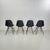 Plastic DSW Upholstered Side Chairs with Grey Covers by Charles and Ray Eames for Herman Miller, Set of 4 For Sale - Image 7 of 16