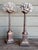 Baroque Pair of Vintage Neoclassical Carved Water Giltwood Columns With Natural Specimen For Sale - Image 3 of 10