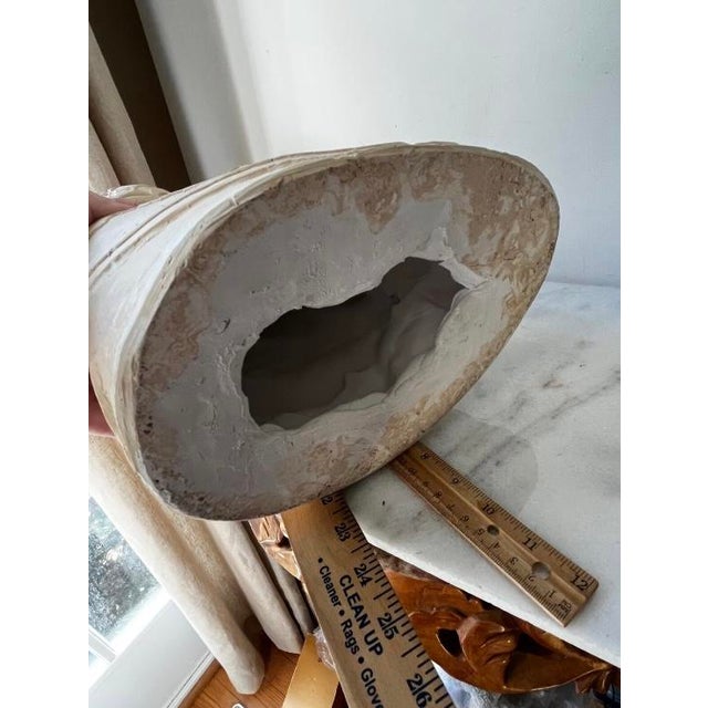 Southwestern Native Women With Vase Statue Chuck Sculpture M and Mo 1980.. For Sale - Image 14 of 15