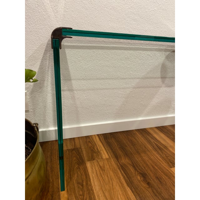 Leon Rosen 1970s Waterfall Console Table For Sale - Image 4 of 6