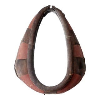 Vintage Equestrian Horse Collar Mirror For Sale