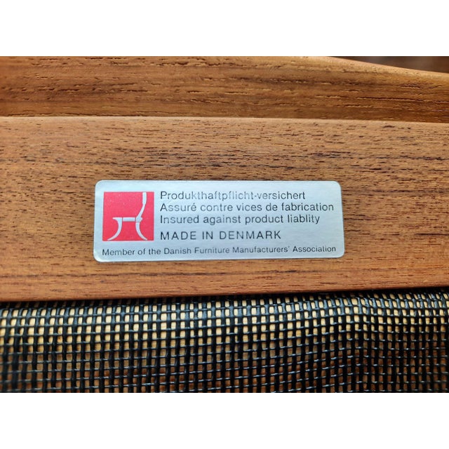 Danish Teak and Leather Armchair by Mikael Laursen, 1970s For Sale - Image 10 of 11