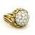 A stunning vintage Hammerman Brothers cocktail ring crafted in luxurious 18 karat yellow gold and set with approximately...