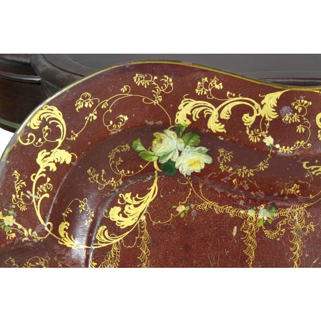 Mid 19th Century Victorian Papier Mache Tray Table For Sale - Image 5 of 12
