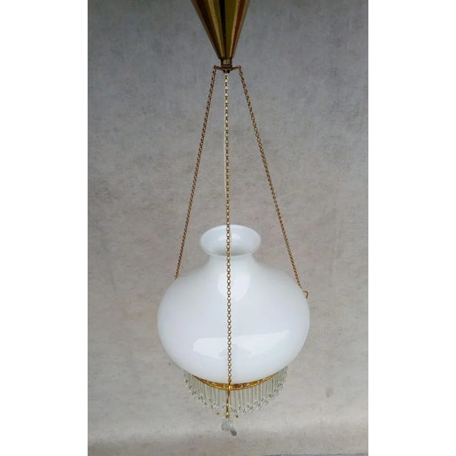 Vintage Type 70 020/1 Chandelier from Železnobrodske sklo, 1990s For Sale - Image 9 of 10