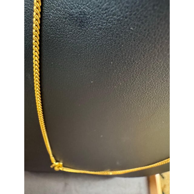 24 Karat Pure Gold Hand Made Yellow Gold Chain Necklace, 8 Gm, 16 Inch For Sale - Image 17 of 18