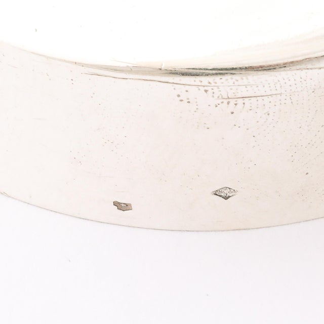 Art Deco Minimal Sterling Silver Pill Box For Sale - Image 14 of 14