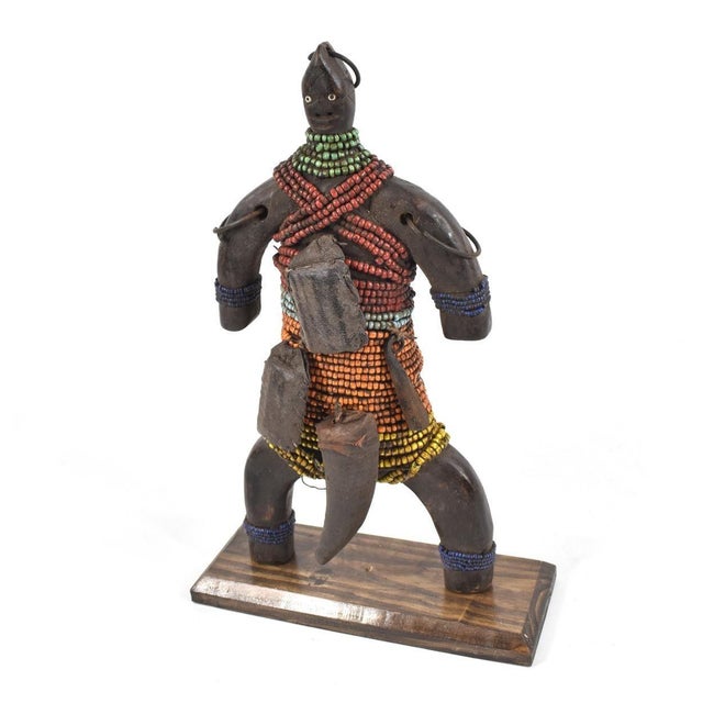 Early 20th Century Namchi Namji Beaded Fertility Doll Cameroon For Sale In Denver - Image 6 of 7