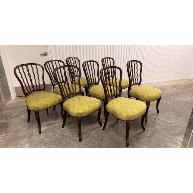 Eight Theodore Alexander Althorp Living History Dining Chairs For Sale - Image 12 of 12