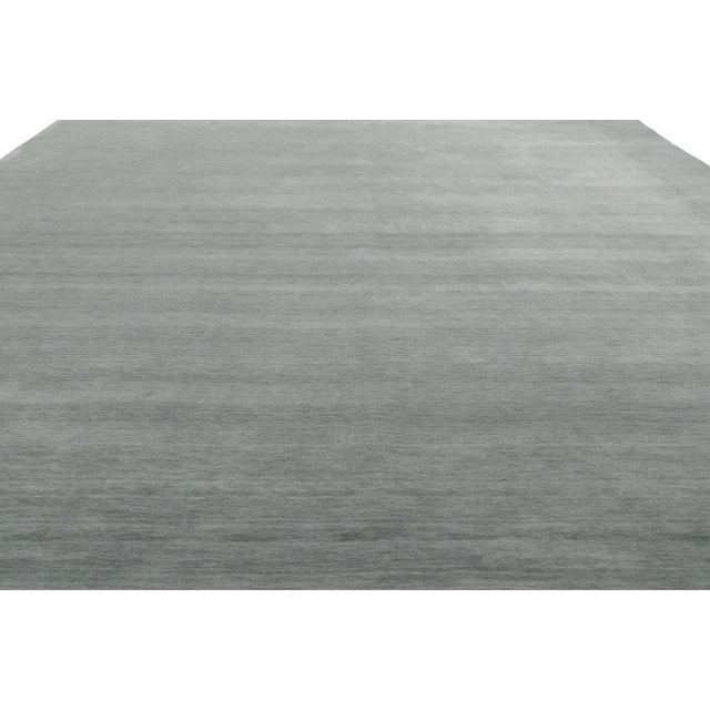 Gray Area Rug With Modern Style - 09'10 X 13'00 For Sale - Image 4 of 9