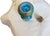 Turquoise 1960s Fascinating Alvino Bagni Table Lighter From His “Sea Garden” Collection For Sale - Image 8 of 9