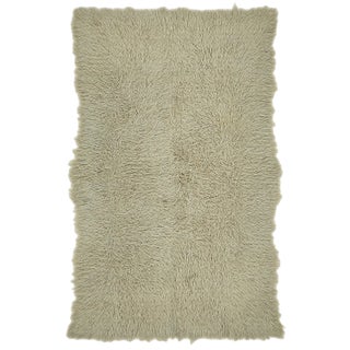 Vintage Tulu Rug in Cotton & Wool For Sale