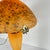 Mushroom Lamp in Speckled Orange Glass from Massive Lighting, Belgium, 1970s For Sale - Image 6 of 14