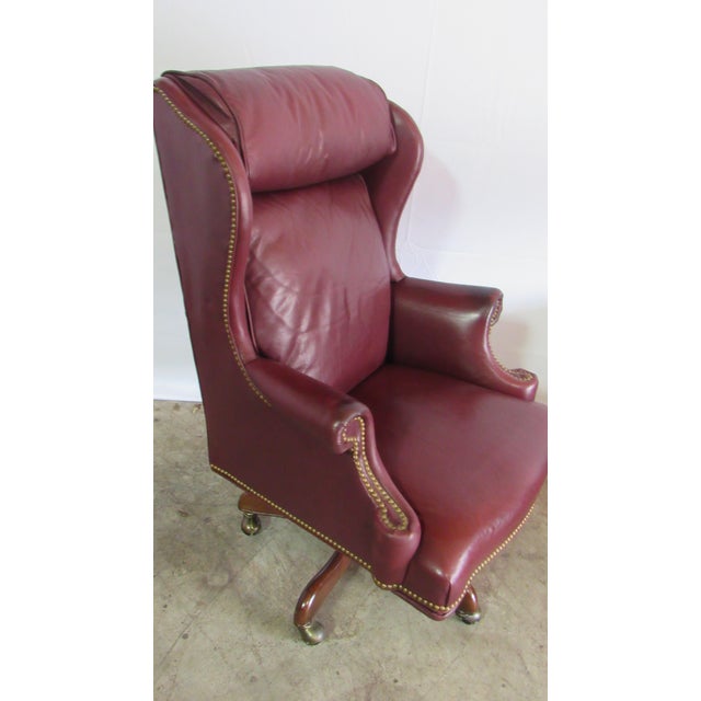 Item: Southwood Office Chair Details: Great Designer Look/Quality Piece Leather Great Regency Look Southwood Quality Chair...