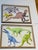 1970s Cool Pair of Jurassic Dinosaurs Collages Framed For Sale - Image 4 of 10