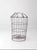 An antique wire gathering basket with a tall, airy profile and expressive hand-bent construction. Its generous scale lends...
