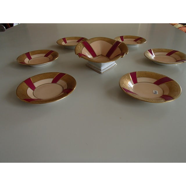 Vintage Chocolate Set, 1930s, Set of 7 For Sale - Image 3 of 15