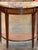 Brown 19th Century Marble Top Demi-Lune Console Table With Marquetry Frieze For Sale - Image 8 of 11