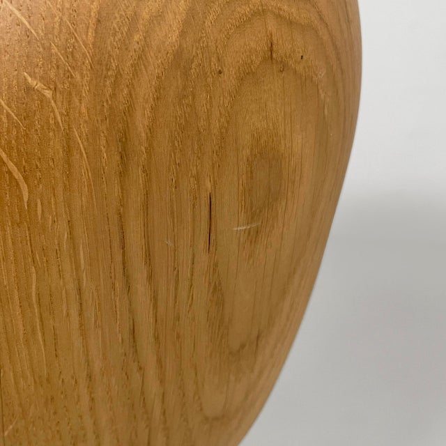 Wood Italian Postmodern Stylized Head Sculptures in Wood, 1990s, Set of 2 For Sale - Image 7 of 11