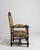 Brown Jacobean Oak Upholstered Armchair with Floral Carving, Antique, France, Circa 1880 For Sale - Image 8 of 13