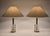 Scandinavian Modern Table Lamps with Orrefors Glass and Brass by Carl Fagerlund, 1960s, Set of 2 For Sale - Image 6 of 10