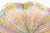 Fratelli Toso Vintage Murano Fratelli Toso Latticino Ribbons Large Glass Bowl, Italy, 1960's For Sale - Image 4 of 11