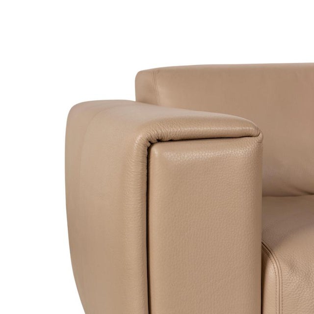 Modern Leather 3-Seater Sofa from Wk Wohnen For Sale - Image 3 of 11