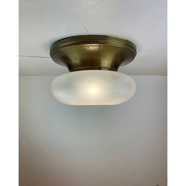 Brass and Murano Glass Ceiling Lamp, Italy, 1960s For Sale - Image 15 of 15