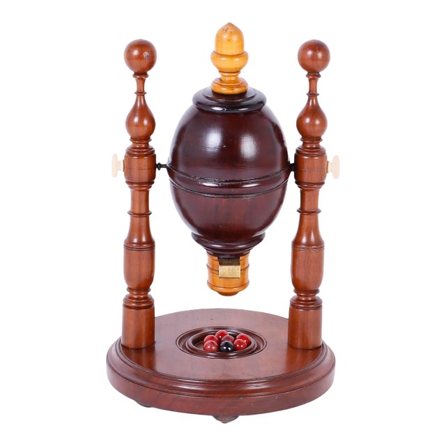 19th Century British Colonial Wood Counter Game For Sale