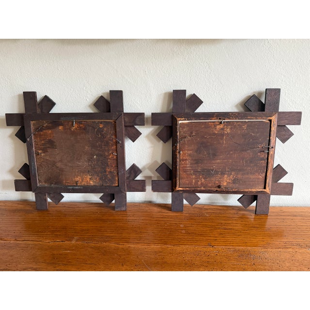 Circa 1880s Black Forest Frames, a Pair For Sale - Image 10 of 12