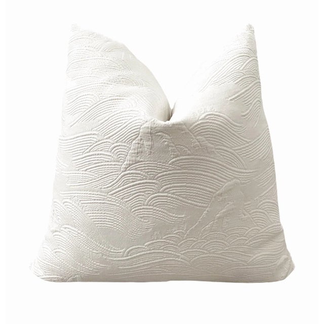 Rolling Hills Metalassae 24" Down Filled Pillows - A Pair For Sale - Image 4 of 4