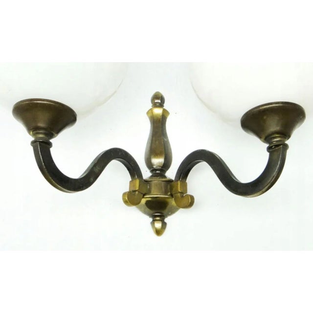 1970s 2-Armed Wall Lamp, Poland, 1970s For Sale - Image 5 of 7