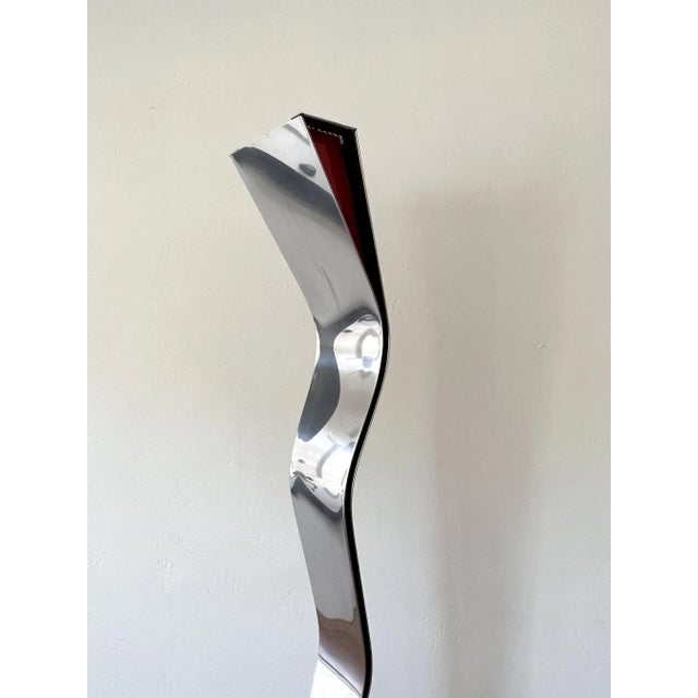 1970s Postmodern Sculptural Floor Lamp in the Style of Fontana Arte For Sale - Image 9 of 12
