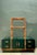Mid-Century Modern Vintage Wrapped Rattan Etagere and Laminate Credenza For Sale - Image 3 of 12