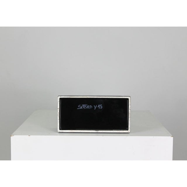 Black Y15 Vase in Black Enameled Ceramic by Ettore Sottsass for Poltronova, 1970s For Sale - Image 8 of 10