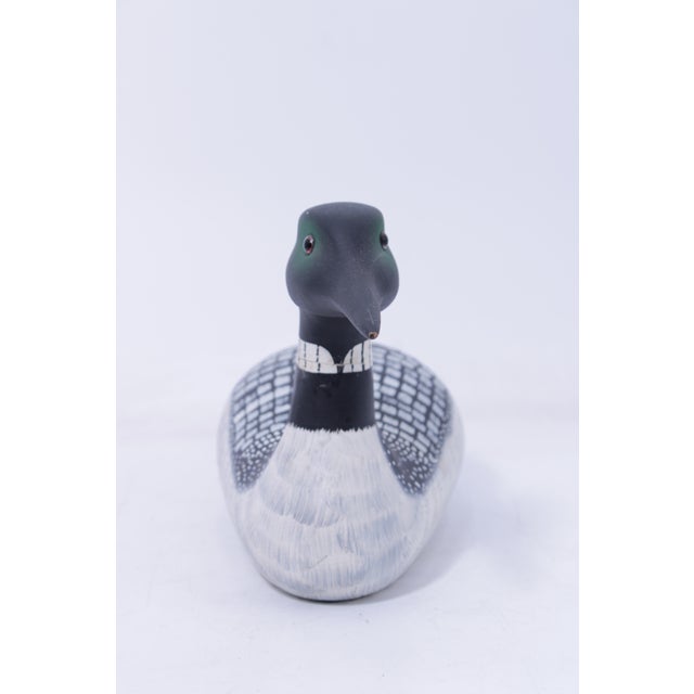 Leonard C. Hornick Jr. Handcrafted Wood Lion Duck Decoy - Signed For Sale - Image 12 of 14