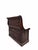 Victorian Vintage Colonial Revival Mahogany Storage Bench With Olive Green Seat For Sale - Image 3 of 9