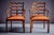 Art Deco Armchairs with Ladder Back, Italy, 1920s, Set of 2 For Sale - Image 3 of 14