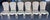 Vintage French Cane Dining Chairs for Holland & Salley Interiors Naples, Set of 6 For Sale In Naples, FL - Image 6 of 13
