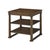 Modern Pair of Dark Oak Square Side Tables For Sale - Image 3 of 7