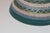 Large Teal and Gilt Ceramic "Seta" Pedestal Bowl by Aldo Londi for Bitossi Italy For Sale - Image 12 of 16