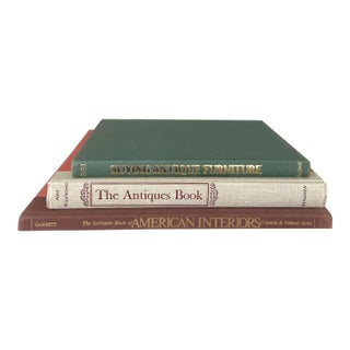Set of 3 Vintage Hard Back Books on Antiques For Sale